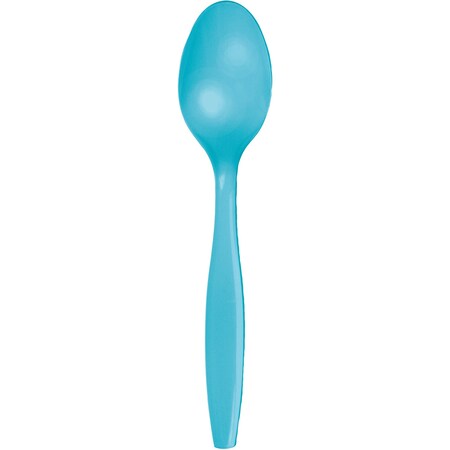Touch Of Color Bermuda Blue Plastic Spoons, 6.75", 288PK 010619